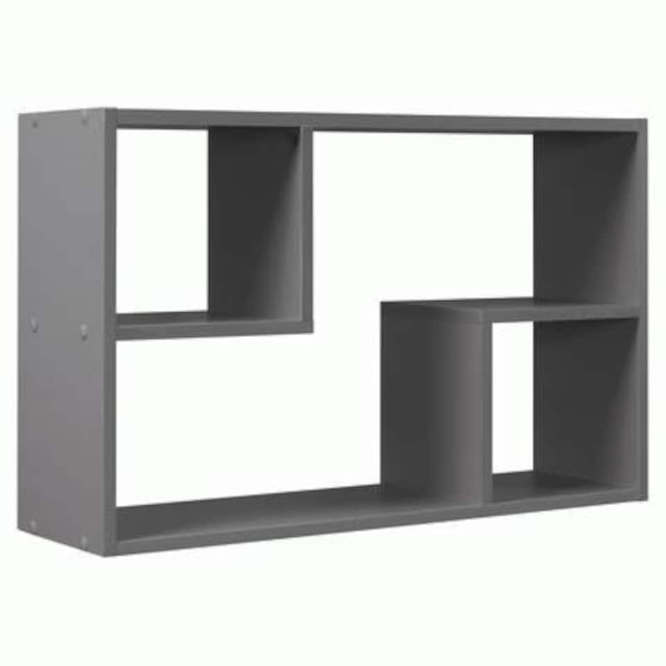 image 1 of Modular Wall Mounted Shelf Unit Grey | Unit Colour: Grey
