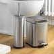 image 6 of Harbour Housewares Mismatched Toilet Brush & Bin Set - Brushed