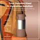 image 2 of Leak Proof 1 Litre Water Bottle, Stainless Steel, 1200ml (40oz)