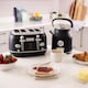 image 4 of Charles Bentley 1.7L Kettle & 4 Slice Toaster Set in Matt Black and Silver