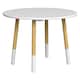 image 1 of Kids Wooden Round Table Toddlers Small Children Home Nursery Play Room Furniture | Multi | White | 1