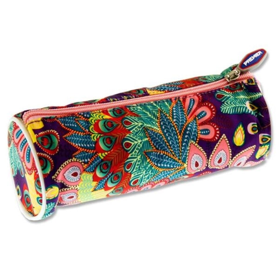 image 1 of Flower Design Round Pencil Case by Premier
