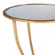 image 3 of Interiors By Premier Elegant Mirror Top And Gold Frame Side Table, Sturdy Side Table By Couch, Versatile Small Lounge Table | Gold