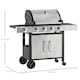 image 3 of Outsunny Deluxe Gas Barbecue Grill Burner Garden BBQ  Large Cooking Area