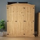 image 5 of Vida Designs Corona 3 Door Wardrobe With Shelf & Clothes Rail, Solid Pine Wood