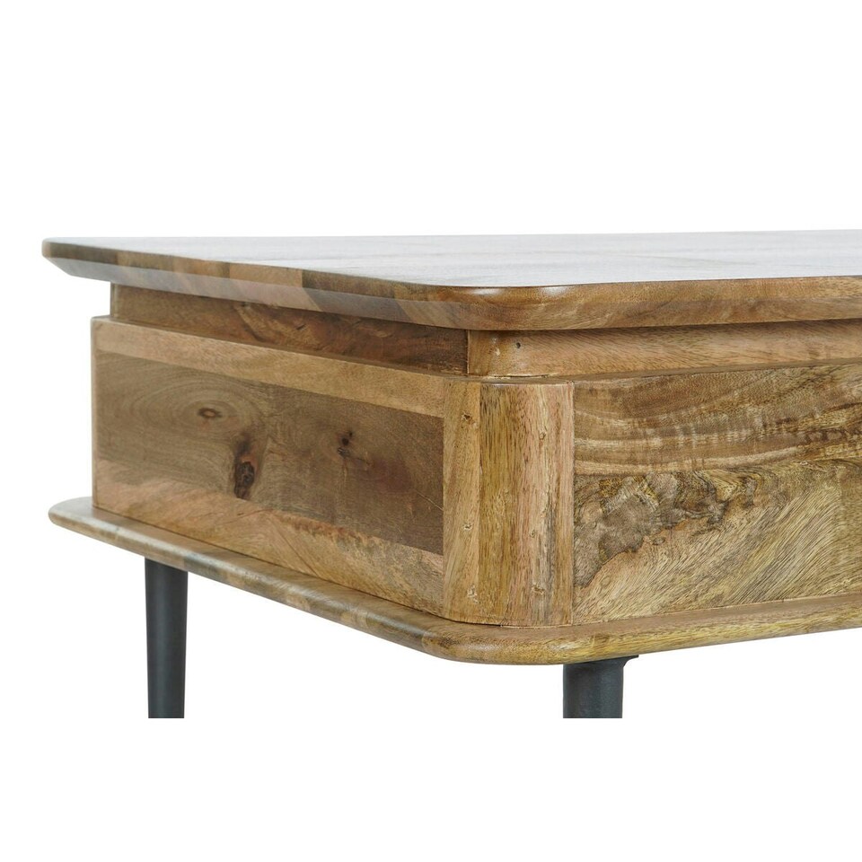 image 1 of Centre Table DKD Home Decor 116 x 60 x 46 cm Metal Aluminium Mango wood N/A