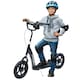 image 1 of HOMCOM Push Scooter Teen Kids Stunt Bike Ride On with 12" EVA Tyres, Black