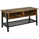 image 9 of HOMCOM Media Stand for TVs Up to 45" TV w/ 3 Shelves Cable Holes Metal Frame