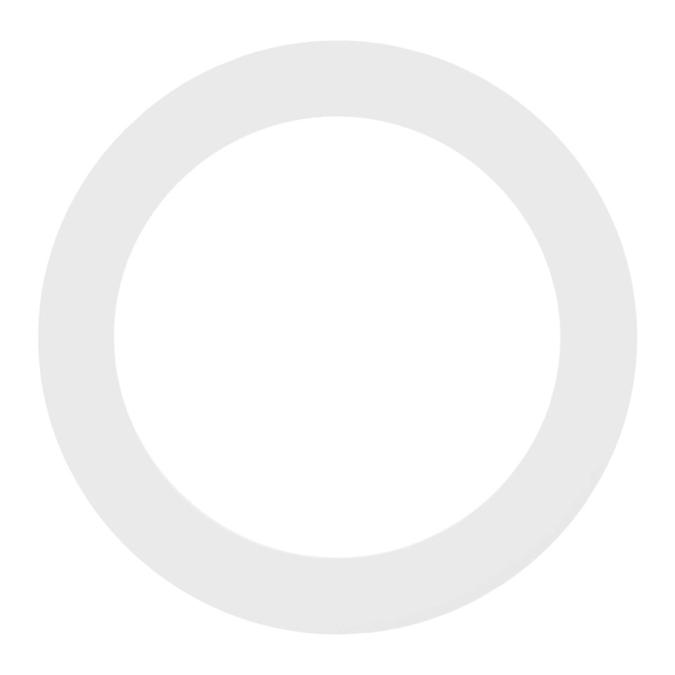 image 1 of Argon Tableware Glass Storage Jar Seals - Medium - White - Pack of 6