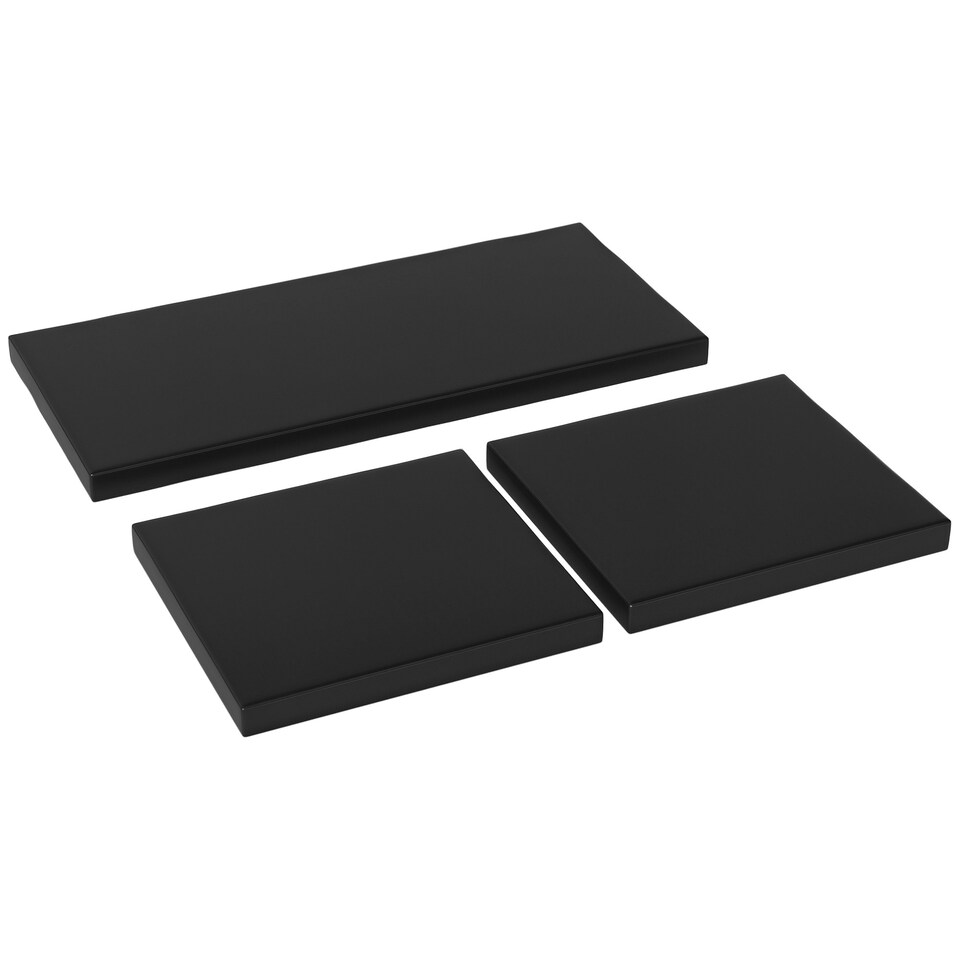 image 1 of Outsunny 3PCs Rattan Garden Seat Cushions Pads for Patio Furniture 