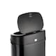 image 2 of Dihl 30L Onyx Black with Black Lid Stainless Steel Auto Touchless Hands-free Sensor Kitchen Waste Dust Bin Automatic Motor
