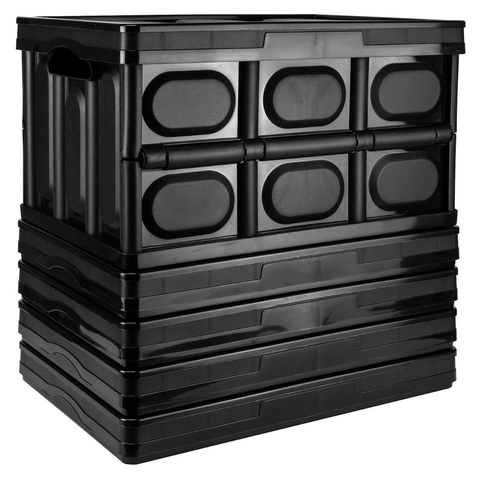 image 1 of TekBox Regular Folding Storage Box - Black