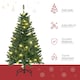 image 4 of HOMCOM 4FT Prelit Artificial Christmas Tree w/ Warm White Light Xmas Decoration
