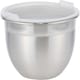 image 3 of Mixing Bowl Set of 3, Stainless Steel Nesting Bowls Air Tight White lids (14,16 & 18 cm Diameter)