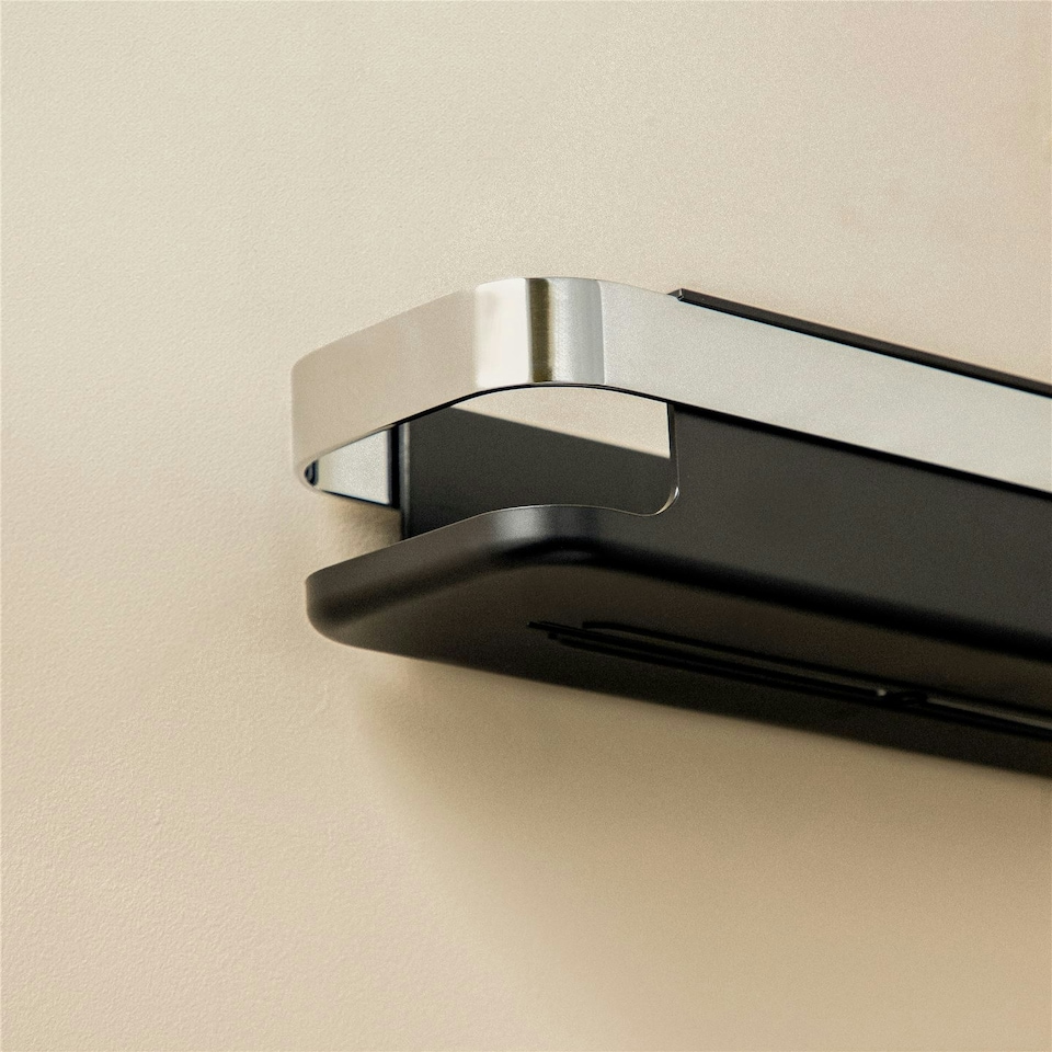 image 1 of Cosmic Shower Soap Dish Handy w/ Durable Stainless Steel for Bathroom,Light Grey