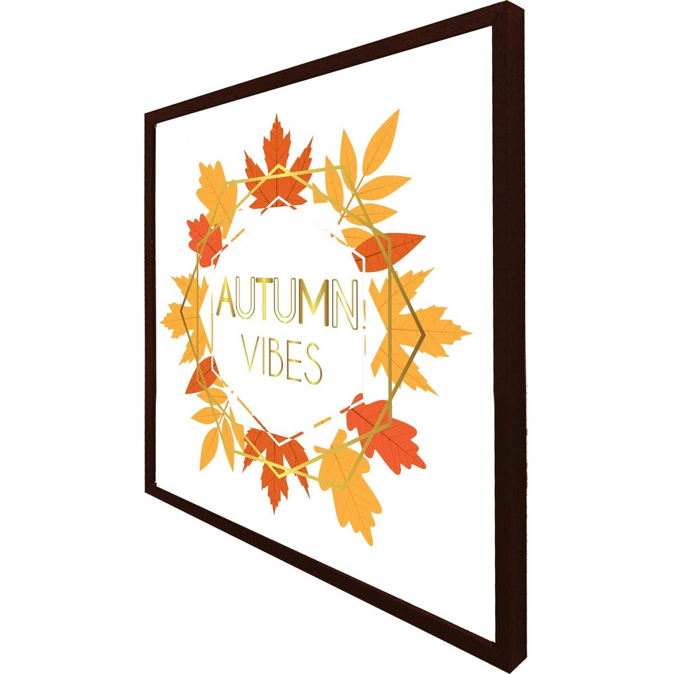image 1 of Autumn vibes (Picture Frame) White | M