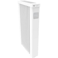 380mm (W) x 610mm (H) - White Wi-Fi Ceramic Clay Core Electric Radiator (Girona) - 650 Watts - Depth 90mm - Heats up to 6m²
