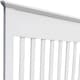 image 4 of 4ft6 Double pure white wood headboard,bed head end, head board.Wood, wooden shaker style White | 4ft6 Double
