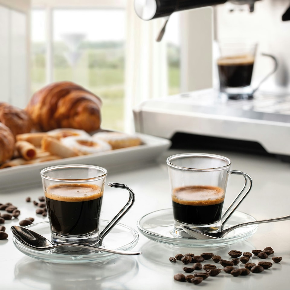 image 1 of Ariete 1313 Metal Espresso Coffee Machine with Bean Grinder, Stainless Steel