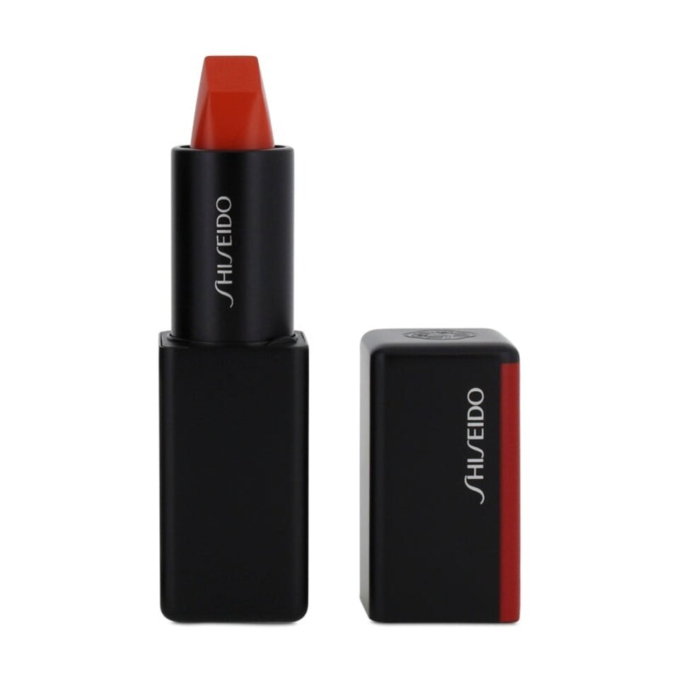 image 1 of Shiseido Modern Matte Powder Coral Red Lipstick 528 Torch Song N/A