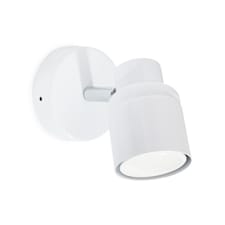 ValueLights Benton White IP44 Bathroom Adjustable Wall Light | White