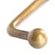 image 2 of Hammer & Tongs Flat Top Screw Hook - W20mm x H60mm - Brass