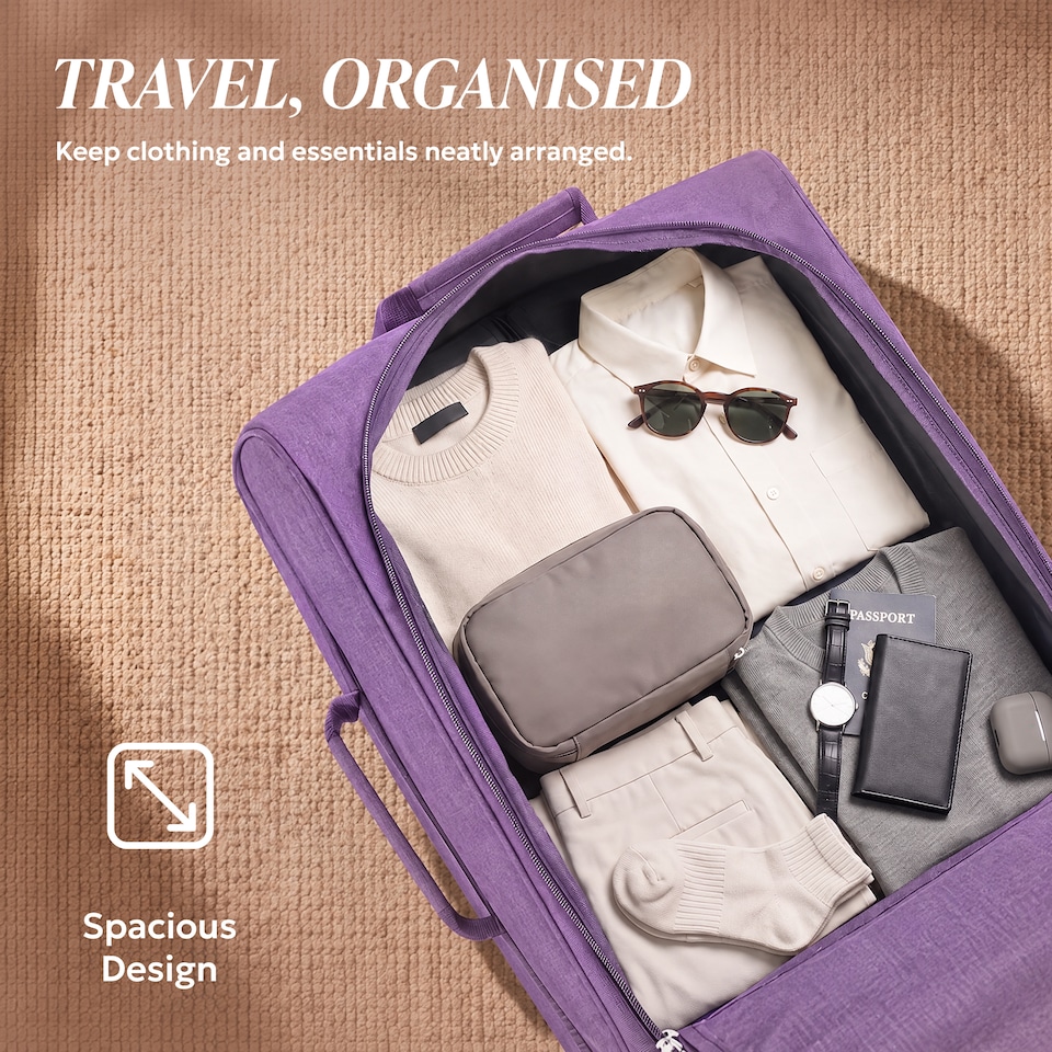 image 1 of Lugg Jupiter Soft Cabin Bag 55x40x20cm Lightweight Wheeled Trolley Ryanair Size