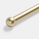 image 3 of OHS Curtain Pole Extendable 28mm Metal Finnials Ball End Rod Fittings | Bronze