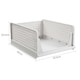 image 5 of Living and Home Foldable Plastic Storage Drawer Basket 27L - Off White