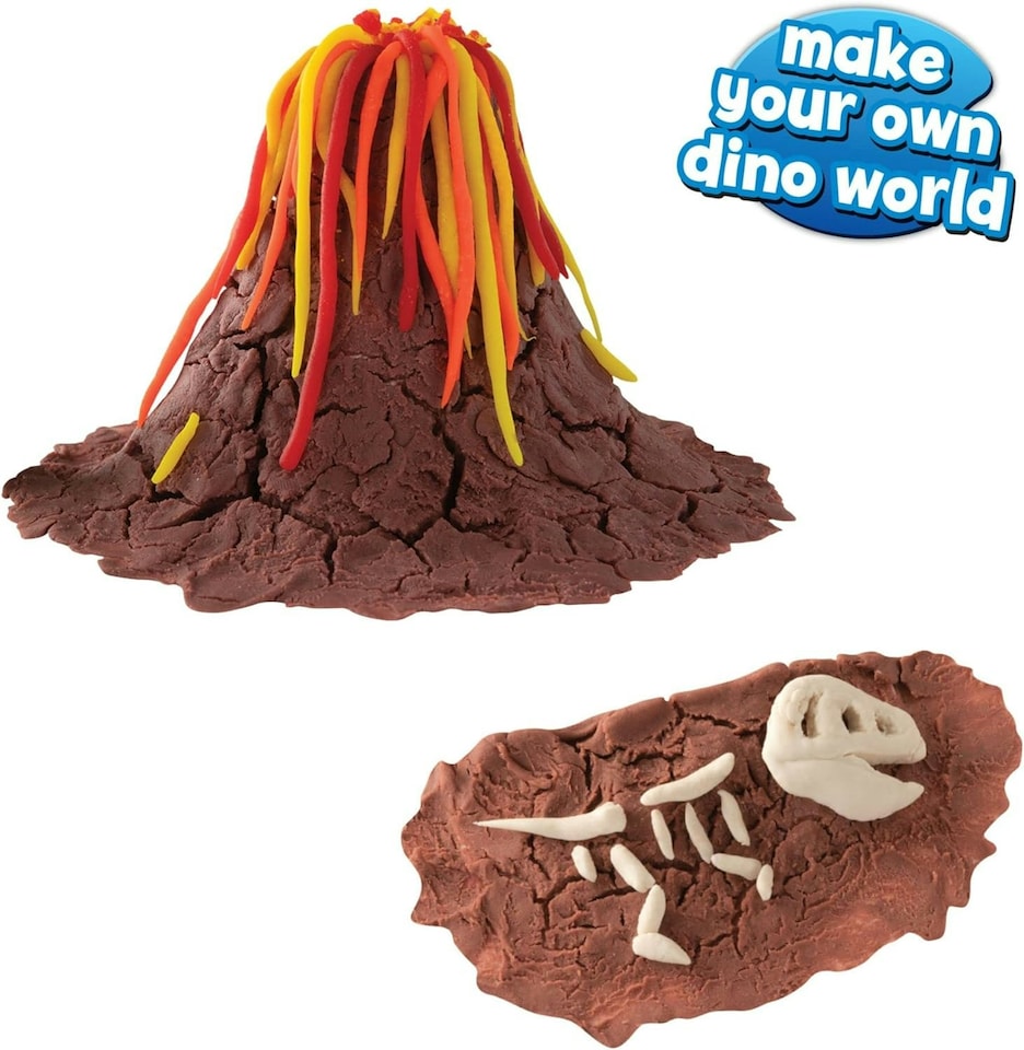 image 1 of Make Your Own Dino Would 16 Piece Dough Set