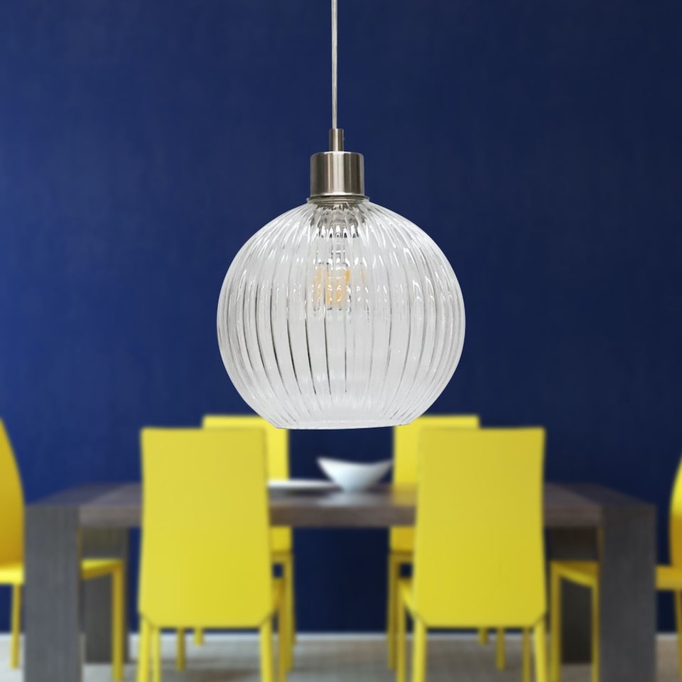 image 1 of Set of 2 Carss - Satin Nickel Ceiling Pendant Flex Suspension Kits for Easy Fit Shades | Chrome | 2