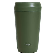 Topl Patented 360° Lid Recycled Stainless Steel 354ml Tumbler - Green - One Size