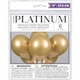 image 3 of Pack of 6 Gold Platinum 11" Latex Balloons