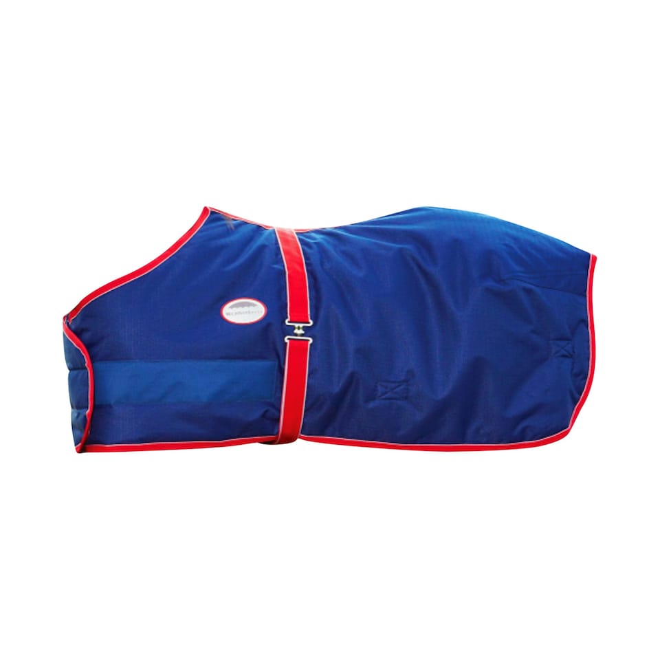 image 1 of Weatherbeeta 1200d Foal Standard Neck Rug - Navy/Red/White - 4 ft