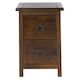 image 3 of Boston, 2 Drawer Petite Bedside Cabinet Brown
