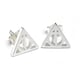 image 1 of Official Sterling Silver Harry Potter Deathly Hallows Stud Earrings- SE0054