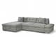 image 5 of Grey Chenille Fabric 1C2 Corner Sofabed with Storage HARRY