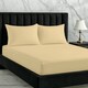 image 2 of Microfibre Soft Touch Fitted Sheet 40cm Extra Deep Skirt Plain Dyed Bed Linen Brown | Brown | Latte | Double