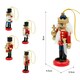 image 3 of The Christmas Workshop 5PK Wooden Nutcrackers