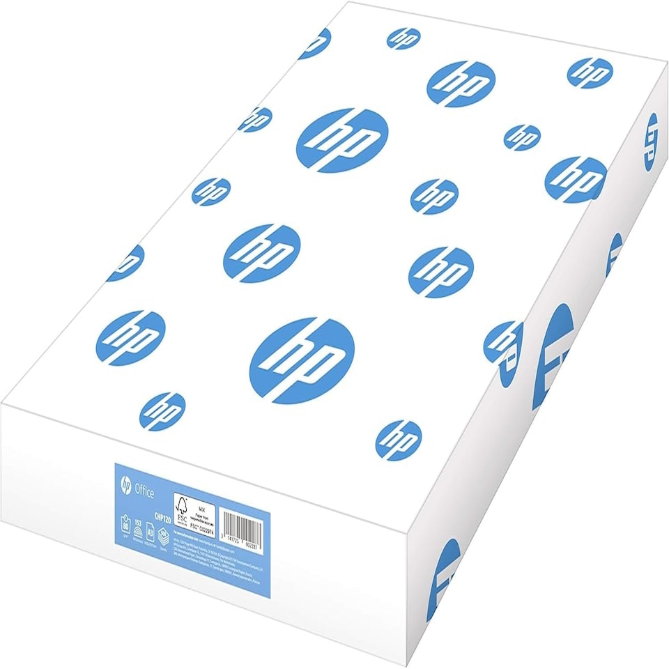 HP Office A3 Paper – 80gsm, 500 Sheets – Bright White Everyday Printer & Copier Paper A3