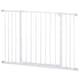 image 1 of PawHut Pressure Fitted Pet Dog Safety Gate Metal Fence 76 cm Tall, White