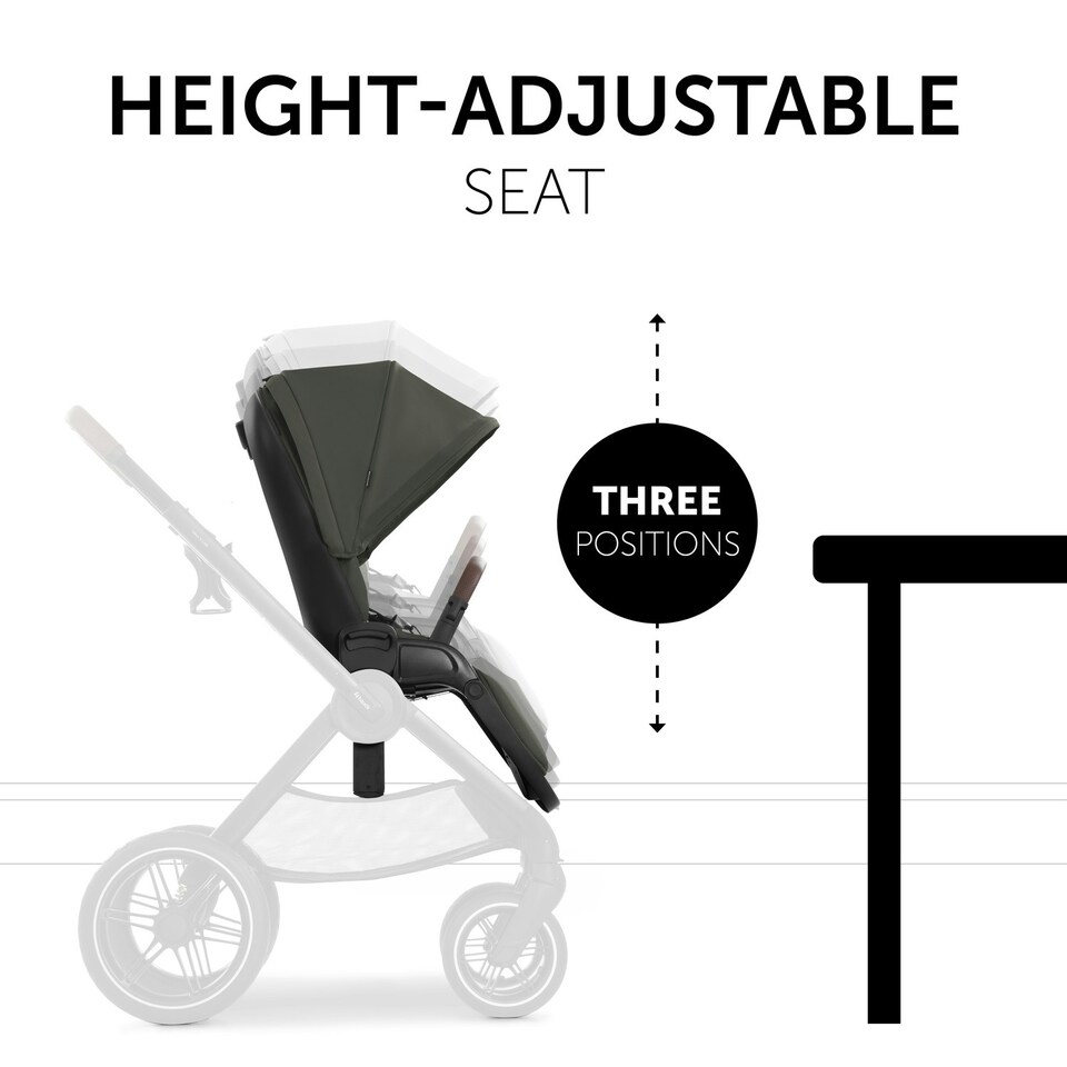 image 1 of hauck Walk N Care Pushchair Set - Dark Olive Green