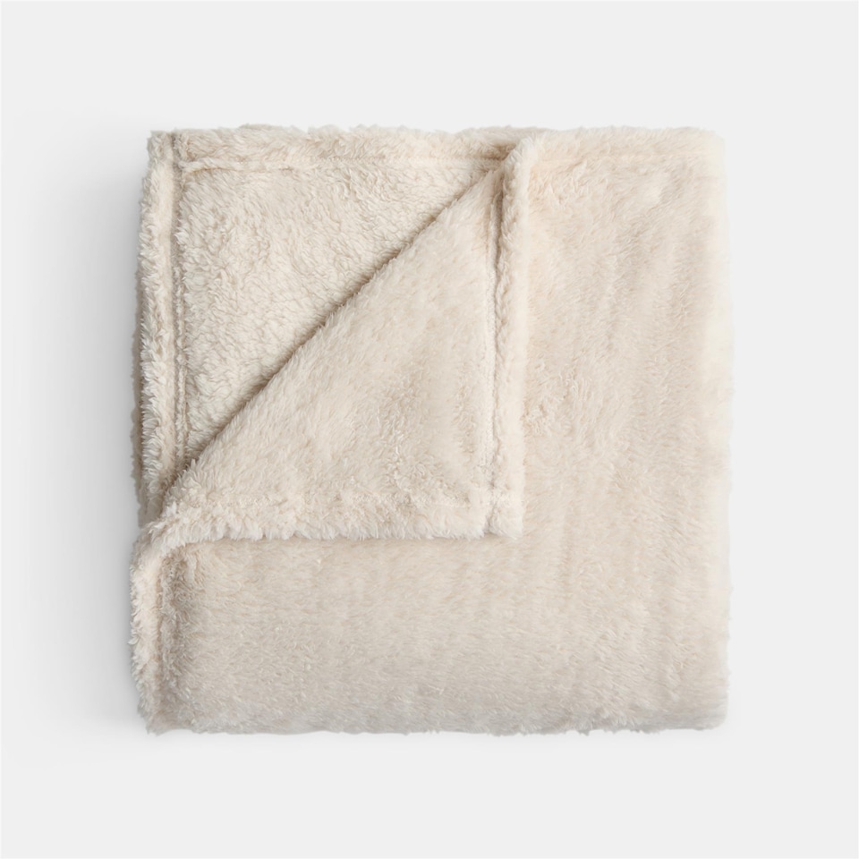 image 1 of OHS Teddy Fleece Large Throw Blanket
