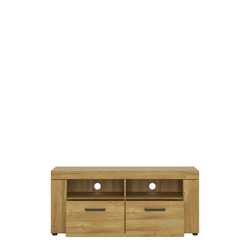 image 1 of Cortina 2 Drawer TV Cabinet in Grandson Oak