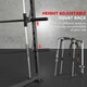 image 5 of SPORTNOW Multigym, Smith Machine Power Cage for Home Gym, Weight Lifting