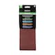 image 3 of Timco - Sanding Belts - 40 Grit - Red (Size 100 x 610mm - 5 Pieces)