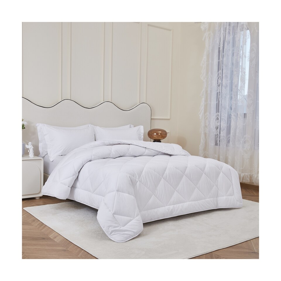 image 1 of Ezysleep Hotel Quality Wool Blend Duvet | White | White | Super King