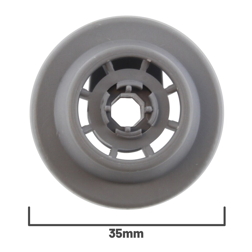 image 1 of Reliapart Lower Basket Wheel 8 Pack Compatible for Bosch SMV SMS SMI 00611475