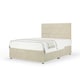 image 1 of Ortho Classic Orthopaedic Cream Naples Velvet Divan Set And Milan Headboard Single