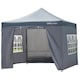 image 1 of Gr8 Garden Commercial Grade Grey Pop Up Gazebo Waterproof Heavy Duty Market Stall Tent 3x3m
